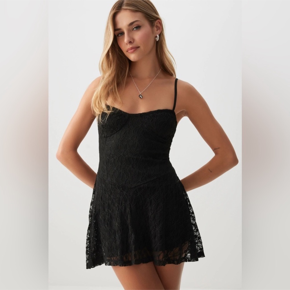 Ardene Mini Dress with Shorts Black Women’s Medium
